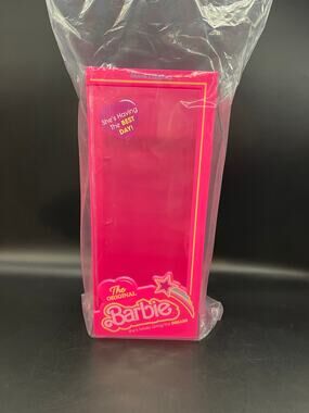 Mattel 2023 Barbie The Movie Exclusive Doll Box Movie Popcorn Bucket 12"